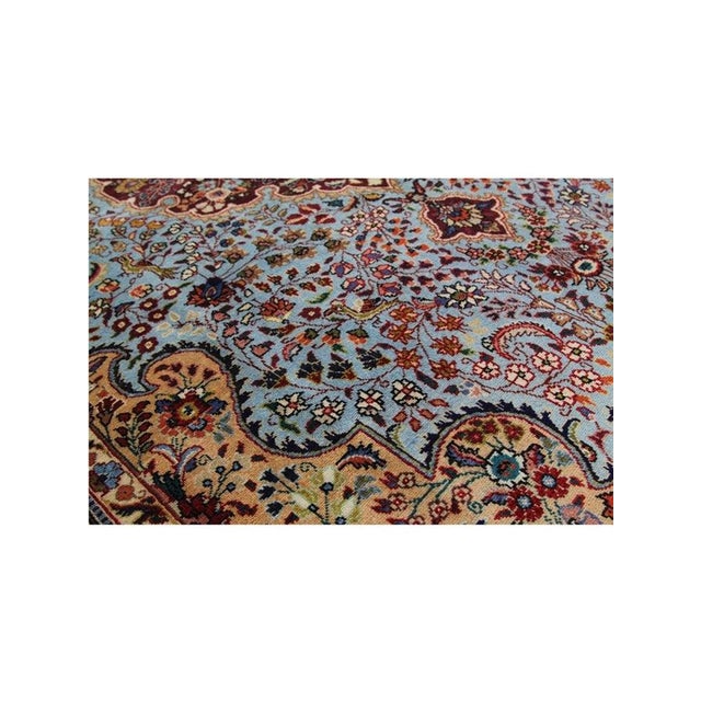 Textile 1980s Old Persian Tabriz Masterpiece Rug 4'7 X 6'9 For Sale - Image 7 of 12