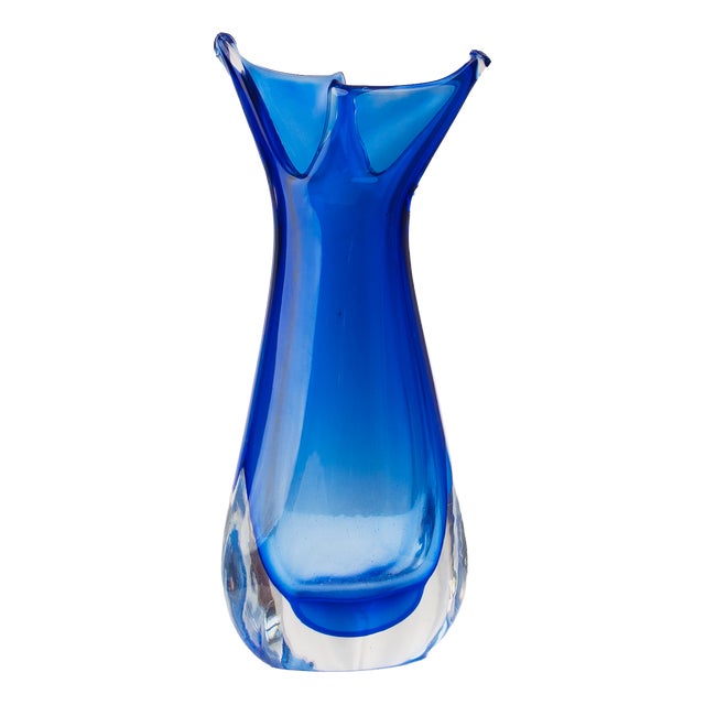 Murano Glass Vase from Luigi Onesto, 1980s For Sale