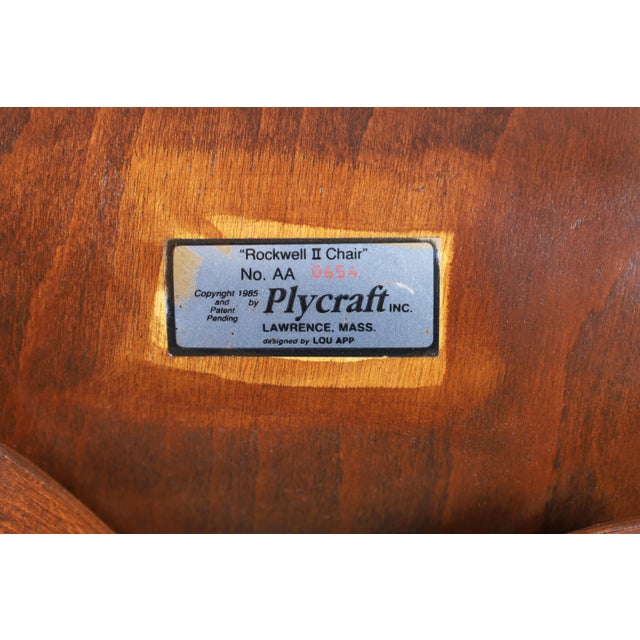 Vintage Sculptural Walnut “Pretzel” Armchairs by Plycraft For Sale - Image 14 of 14