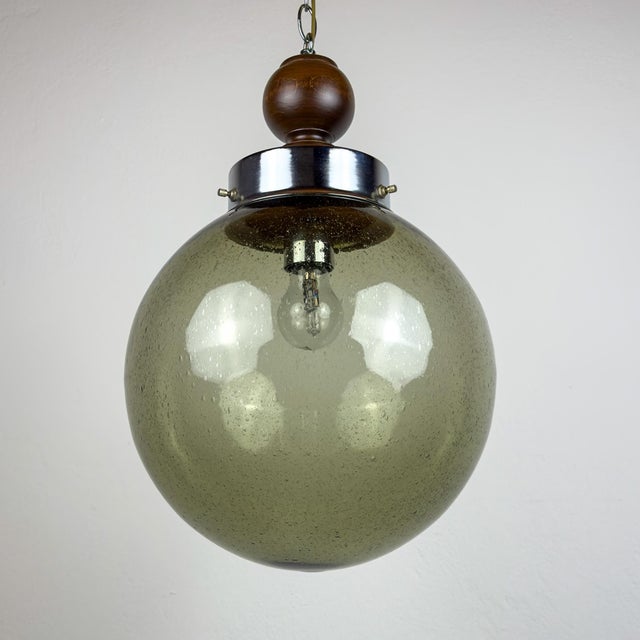 Vintage Murano Glass Pendant Lamp, Italy, 1960s For Sale - Image 15 of 15