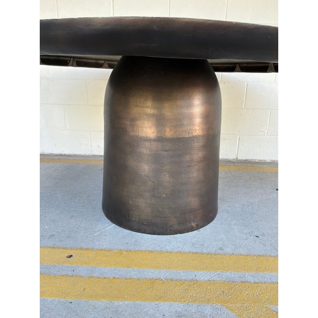 2020s Uttermost Madrone Outdoor / Indoor Metal Dining Table For Sale - Image 5 of 9