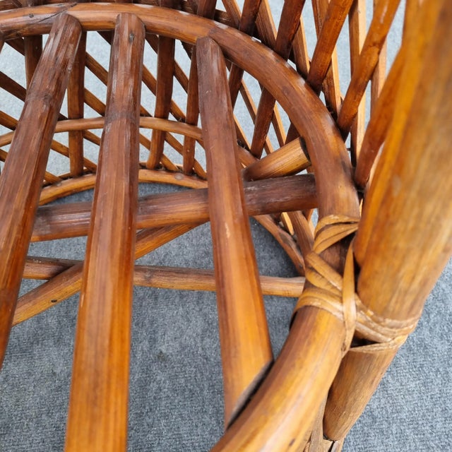 Italian Barn Bamboo Chair, 1950s For Sale - Image 13 of 16