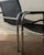 Vintage Bauhaus Klinte Lounge Chairs in Chrome and Leather by Tord Björklund for Ikea, 1980s, Set of 2 For Sale - Image 9 of 18