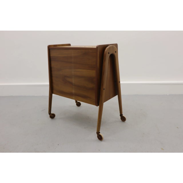 Wood Mid-Century Sewing Chest, 1960s For Sale - Image 7 of 12