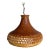 Mid 20th Century Mid-Century Modern Orange Ceramic Pendant Ceiling Lamp For Sale