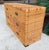 Charming island style wrapped rattan 6 drawer dresser. Perfect for a beach house. Brass campaign style hardware. Hand woven.