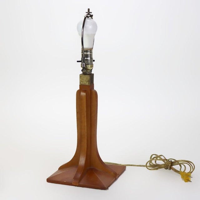 Arts & Crafts Prairie School Table Lamp, Early 20th Century For Sale - Image 9 of 12