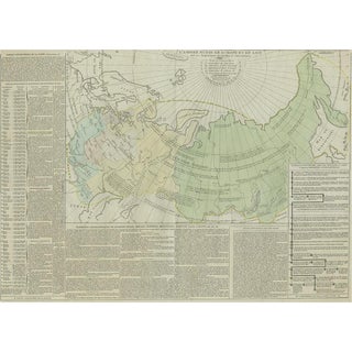 Antique Map of the Extension of the Russian Empire, 1806 For Sale