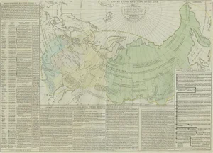 Antique Map of the Extension of the Russian Empire, 1806