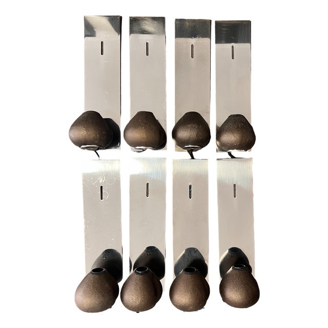 Vintage Italian Wall Sconces, 1996, Set of 8 For Sale