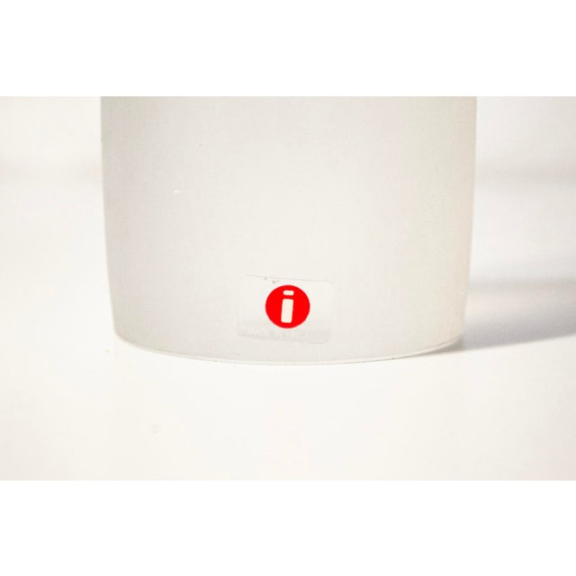 Iittala Glass Marcel Candleholder by Timo Sarpaneva for Iittala, 1994 For Sale - Image 4 of 5