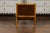 English 1900s Bamboo Leather Canterbury Magazine Rack with Chinoiserie Motifs For Sale - Image 4 of 12