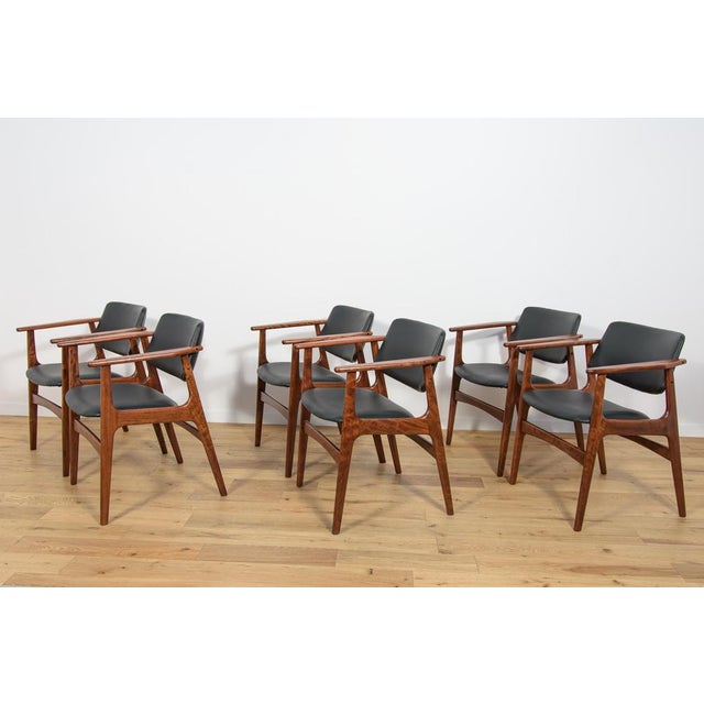 1960s Mid-Century Armchairs by Arne Vodder, 1960s, Set of 6 For Sale - Image 5 of 18