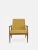 Fox Lounge Chair in Mustard Velvet and Dark Wood, 2023 For Sale - Image 3 of 3