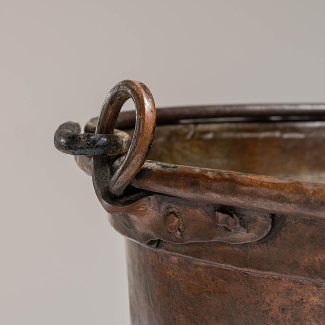 Traditional 19th Century Belgium Chocolate Copper Serving Piece For Sale - Image 3 of 15