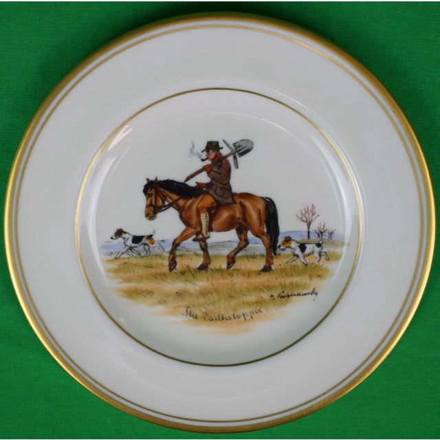 Set X 11 Frank Vosmansky X Abercrombie & Fitch Porcelain Bread Plates For Sale - Image 9 of 14
