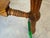 Wood Antique French Farmhouse Turned Oak Wood Accent Table With Lower Shelf/ Sold For Sale - Image 7 of 12
