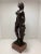 Very prolific artist and local Bay Area sculptor Spero Anargyros bronze bust of a woman with a canon mounted on marble....