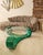 Large Vintage Postmodern American Green Lacquer and Gold Coffee Table in the style of Karl Springer, 1980s For Sale - Image 6 of 16