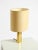 Beige Vintage Brass Table Lamp with Wild Silk Shade from Vereinigte Werkstätten Collection, 1970s For Sale - Image 8 of 18