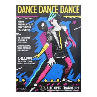 Dance Dance Dance, German Poster, 1991 For Sale