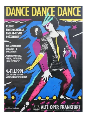 Dance Dance Dance, German Poster, 1991