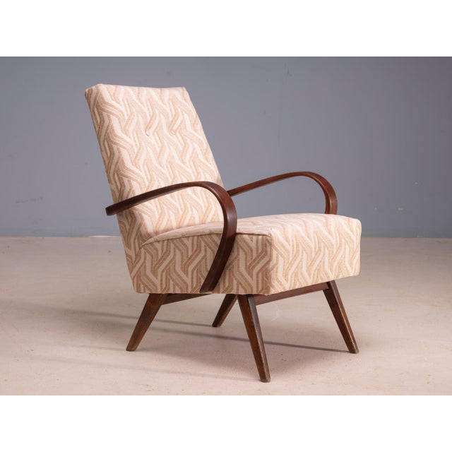 1950s Bentwood Lounge Chairs by Jaroslav Šmídek, 1950s, Set of 2 For Sale - Image 5 of 13