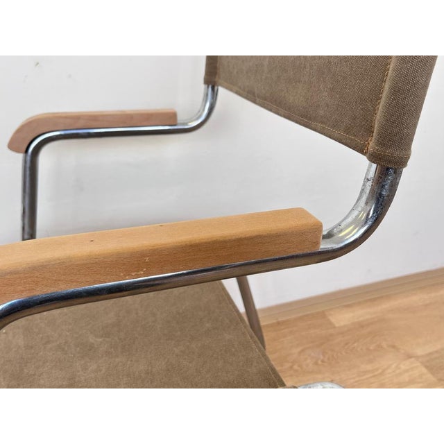 1920s Bauhaus Chrome Chair attributed to Karel Ort for Hynek Gottwald, 1930s For Sale - Image 5 of 10