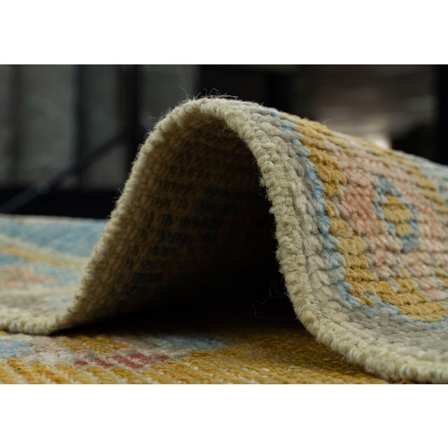 Textile Turkish Oushak Rug 3' x 6'6" #18003 For Sale - Image 7 of 8