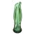 Vintage Maexsa Hand Blown Green Art Glass Vase For Sale