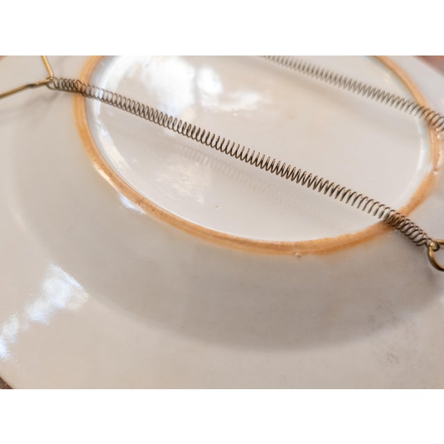 18th Century Pair of Chinese Export Armorial Decorative Rustic Plates For Sale - Image 11 of 12