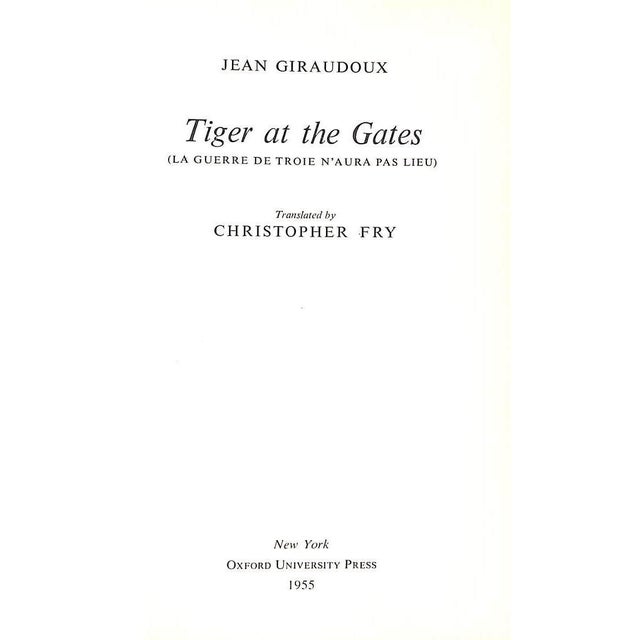 GIRAUDOUX, Jean [a play by] [74] pp. Oxford University Press 1955 7 3/4" x 5 1/4" Jacket design by Elaine and Donald...