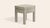 Nougat Boucle Piero Ottoman by Ceraudo For Sale - Image 4 of 8