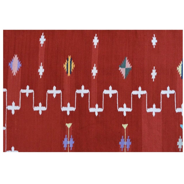 Boho Chic Yohanna Rug, 13x18, Brick Red For Sale - Image 3 of 5