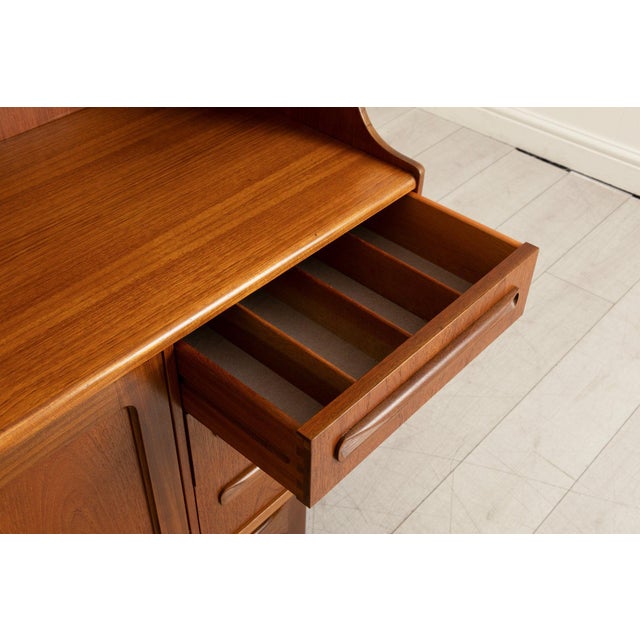 Mid-Century Fresco Highboard with Rattan Front from G-Plan, 1960s For Sale - Image 8 of 17