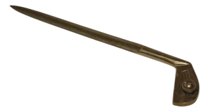 Gold Golf Club Letter Opener