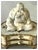 The gold and white carved wooden footed box with drawers is original vintage Florentine. The box was created in Italy in...