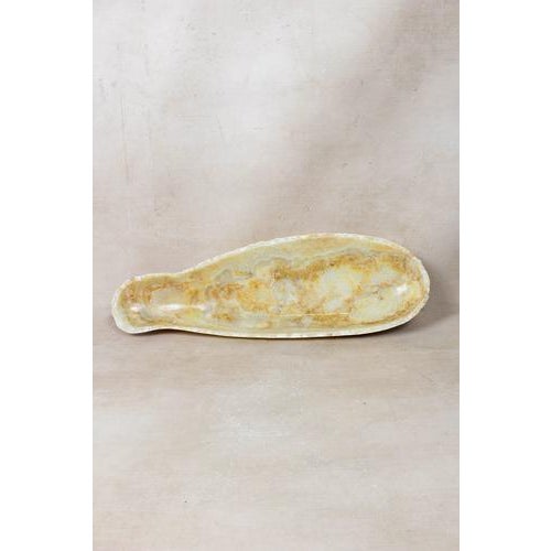 Premium Onyx Bowl with Raw Edge For Sale - Image 4 of 5