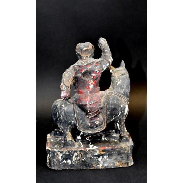 18th Century Warrior Statue For Sale - Image 10 of 13