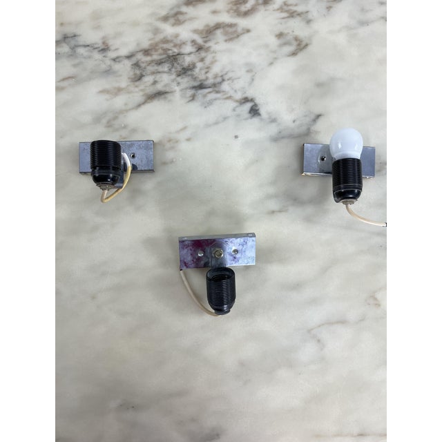 Mid-Century Rattan Wall Lamps, 1960s, Set of 3 For Sale - Image 13 of 17