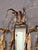 Pair of Vintage Parcel-Gilt and Metal Two-Light Sconces For Sale - Image 4 of 5
