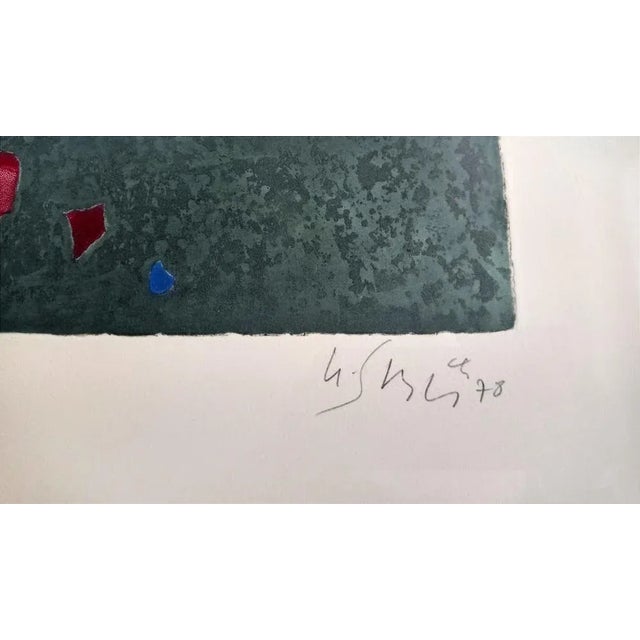 1970s Gustave Singier, Abstract Composition, 1975, Lithograph For Sale - Image 5 of 7