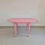 Mid-Century Modern Mid-Century Round & Extendable Pink Dining Table, 1950s For Sale - Image 3 of 13