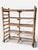 Rustic European Vintage French Industrial Bakery Rack on Wheels For Sale - Image 3 of 7