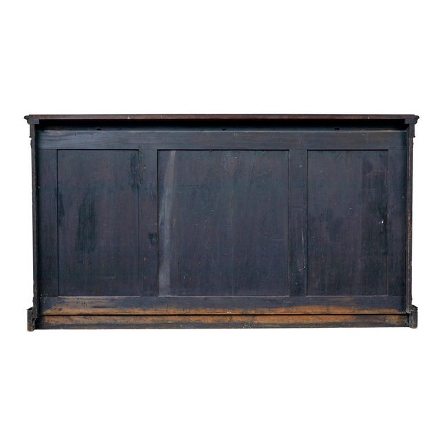 Brown Mid 19th Century Inlaid Walnut Credenza Sideboard, 1850 For Sale - Image 8 of 13