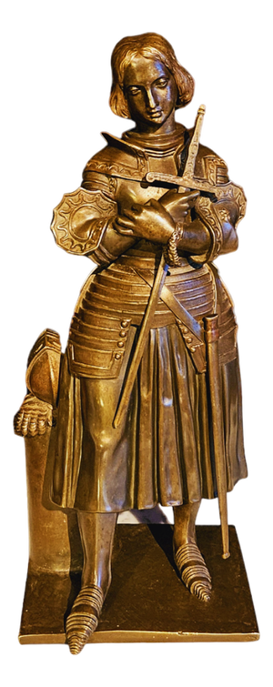 Marie d'Orléans, St Joan of Arc, 1800s, Bronze