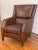 Timothy Oulton Lumbar “Cigar Leather” Chair For Sale - Image 10 of 13
