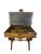 Elegant late Victorian walnut writing desk featuring a lift-top writing surface, decorative gallery back, and beautifully...