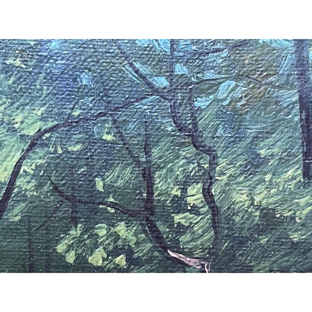 Scottish Angling Fishing Oil Painting – “Burn Trout” by James B. Russell, c.1914 For Sale - Image 6 of 18