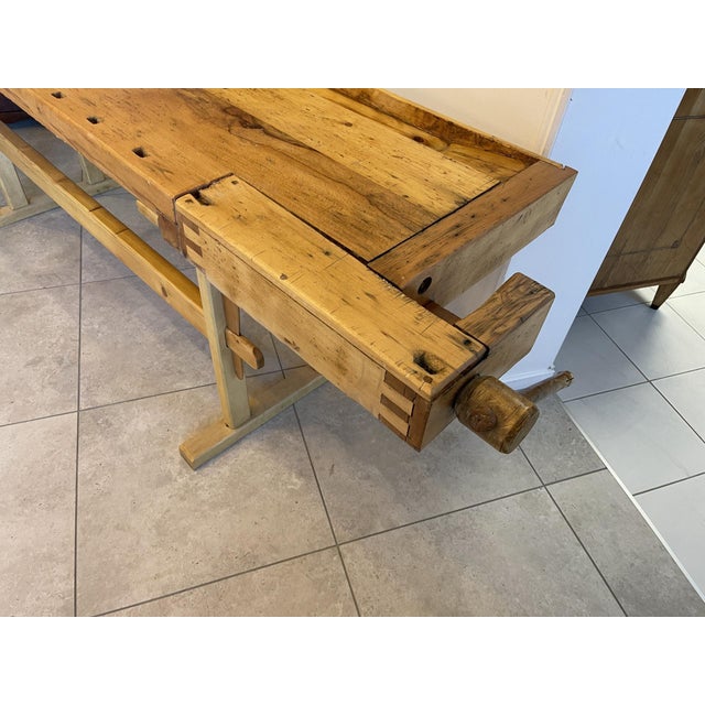 Vintage Workbench in Pine For Sale - Image 15 of 18